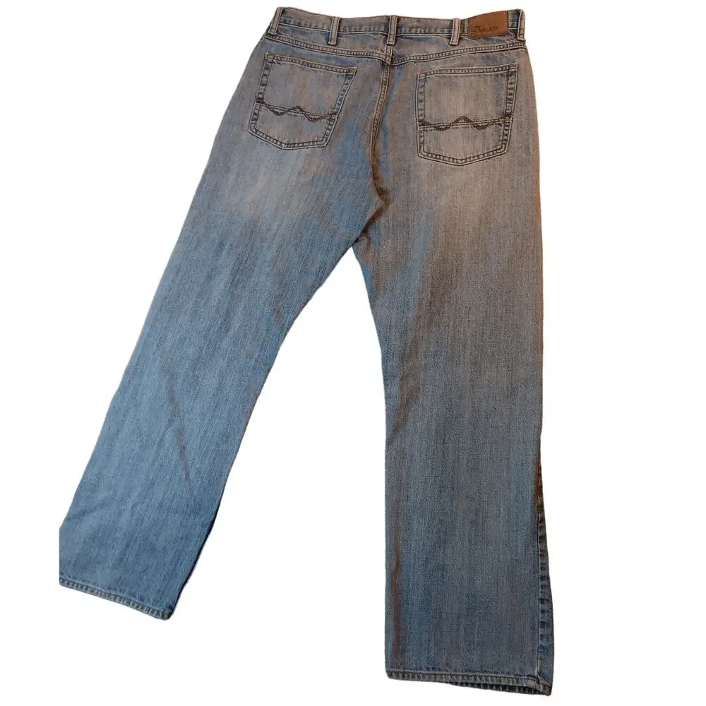 Wrangler Jeans Co. Vintage‎ Jeans 36X32 Blue Fade Relaxed Straight Barbed Wire